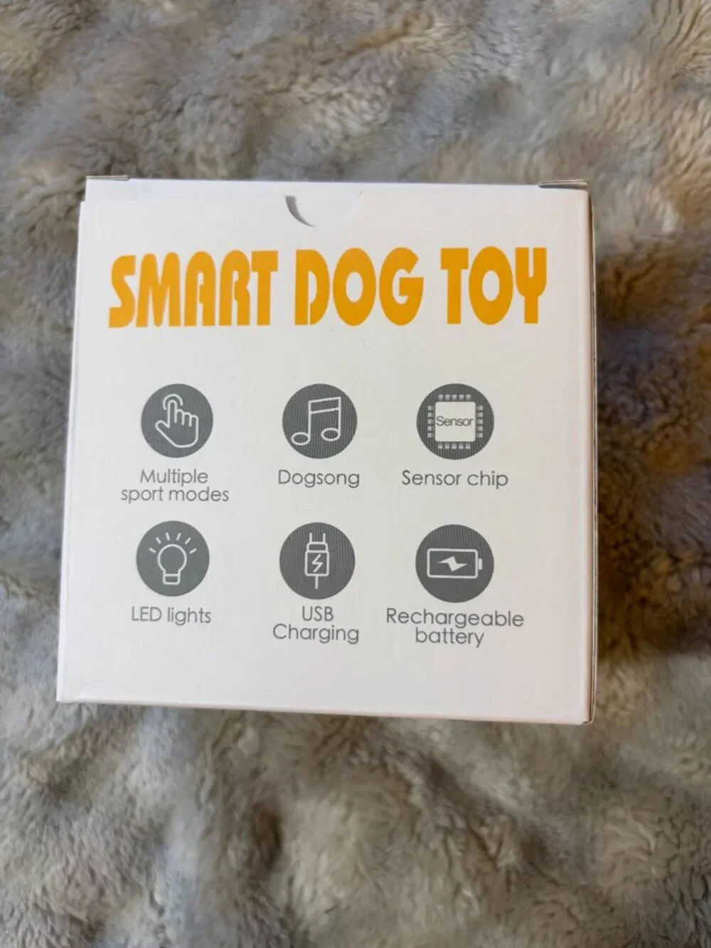 NEW Smart Interactive Dog Toy Ball Automatic Rolling, Bouncing & USB Rechargable